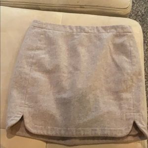 Tan j crew skirt